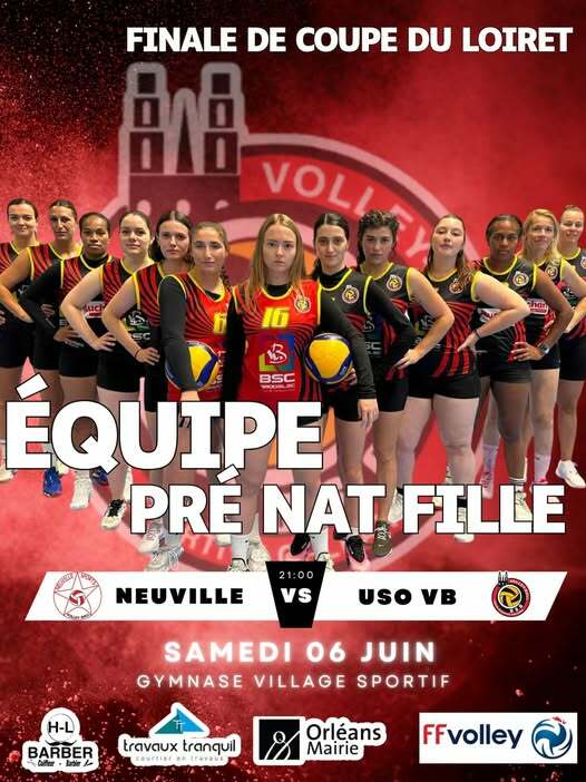 volley finale de coupe du loiret prenat feminines