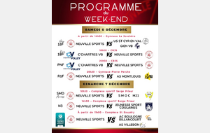 Matchs volley-ball we du 6 et 7 decembre 2025