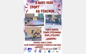 LE SPORT AU FEMININ LE 08 MARS 2026