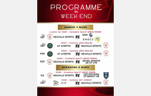 Matchs volley-ball du 7 au 8 mars  2026