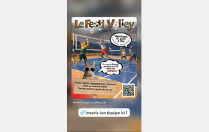 festi volley  Vendredi 10 avril 2026  à 19H