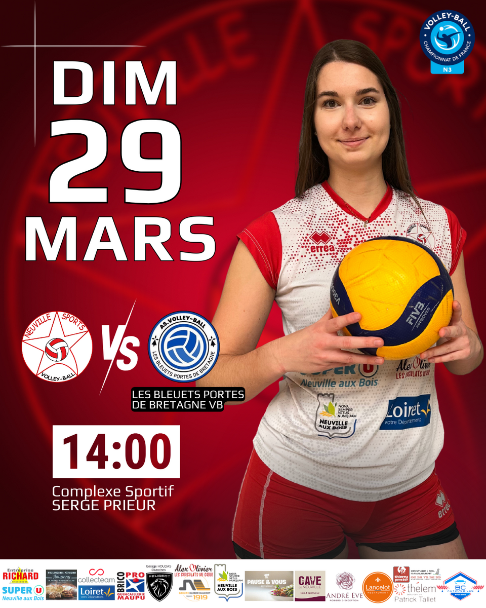 Match volley ball N3F