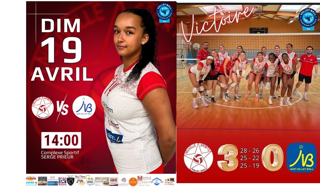 Match volley ball N3F