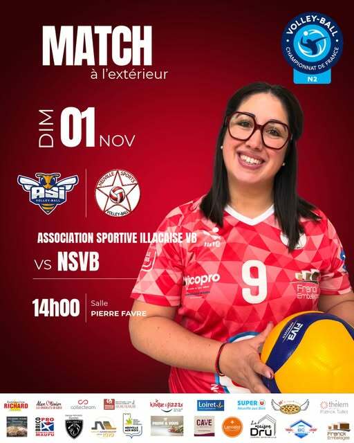 match volley 2FB - NATIONALE 2 FEMININE - POULE B