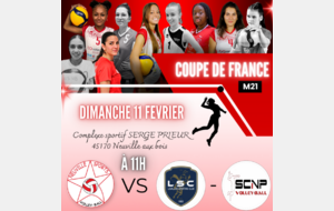 Match Volley-Ball Coupe de France M21