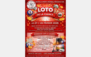 LOTO DU FOOT LE 27 ET 28 FEVRIER 2026