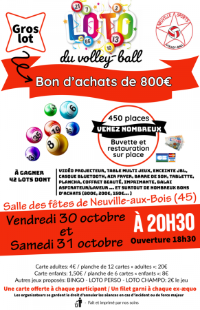 Loto Volley Octobre 2026