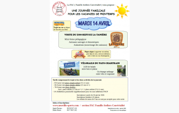 Journée Familiale du 14 avril