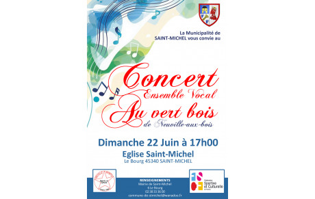 Concert Ensemble Vocal du 22 Juin 2025 à St Michel